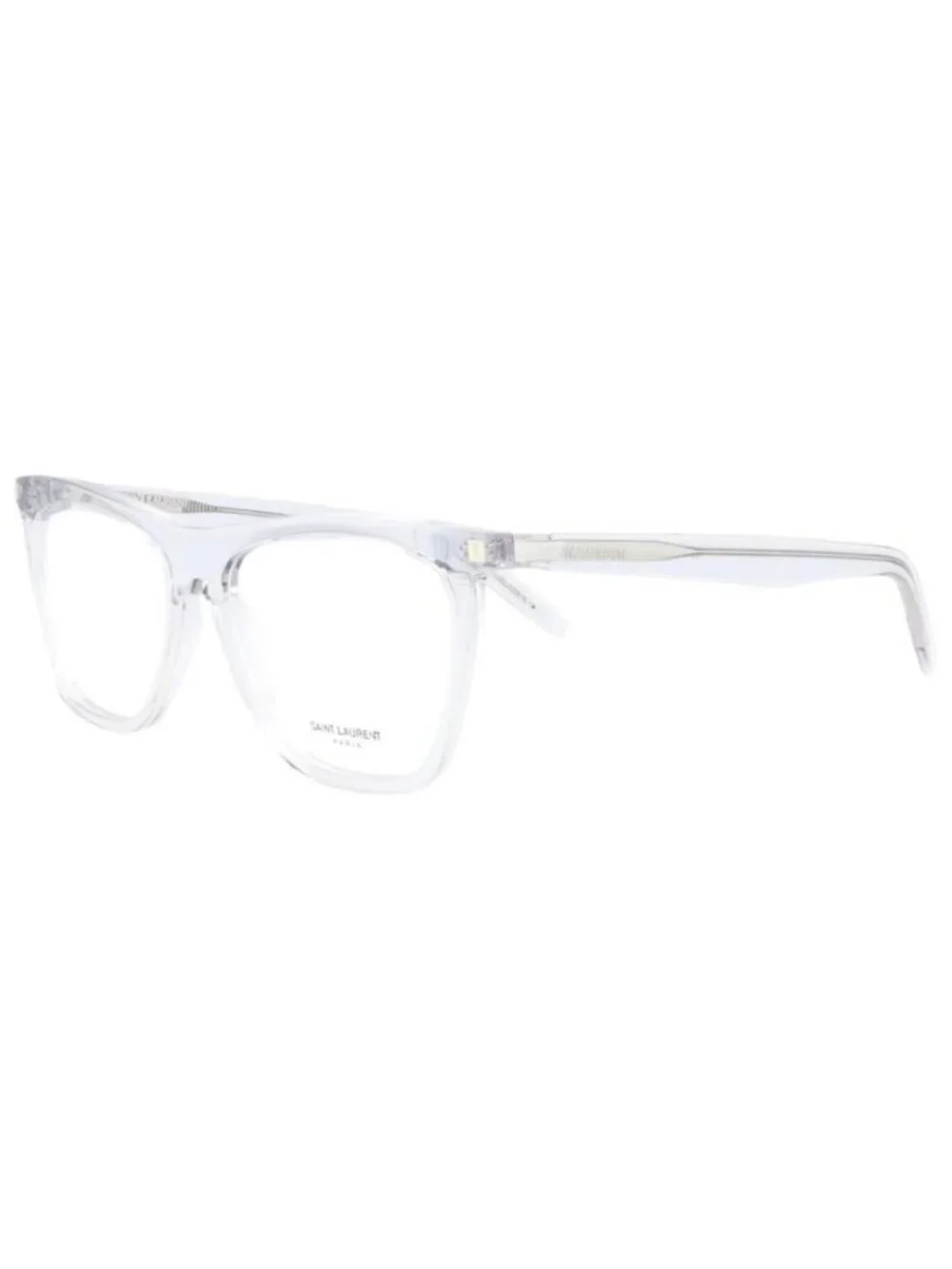 New Saint Laurent Womens Square/Rectangle Grey Grey Transparent Fashion Designer